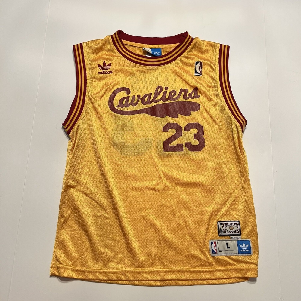 Lebron James 23 Authentic NBA Cleveland Cavaliers adidas Jersey Youth L (14-16)